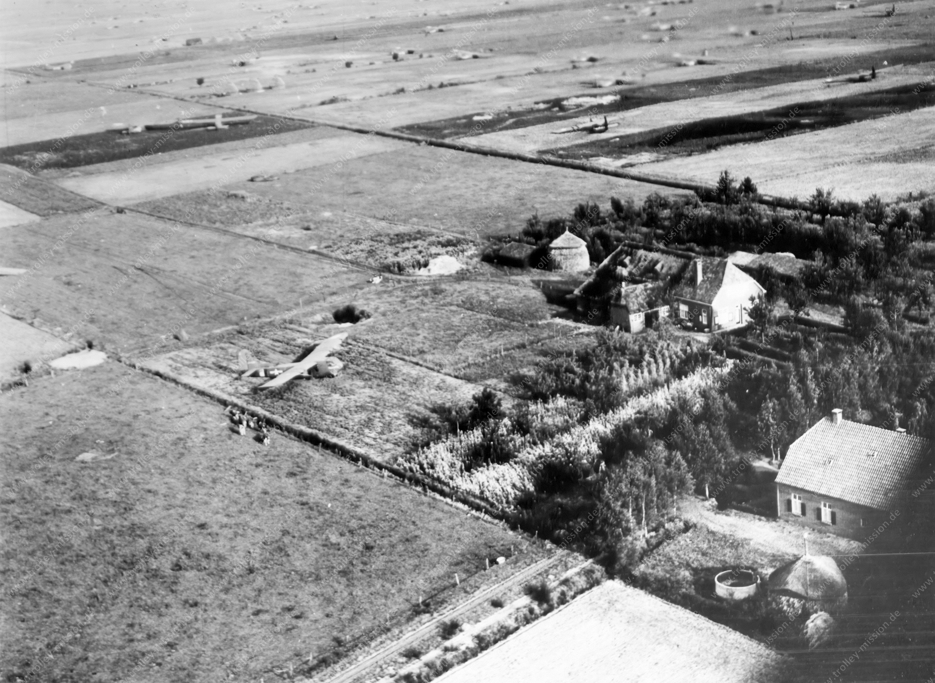 Operation Market Garden - Lastensegler in Sint-Oedenrode in der Provinz Noord-Brabant (Niederlande)