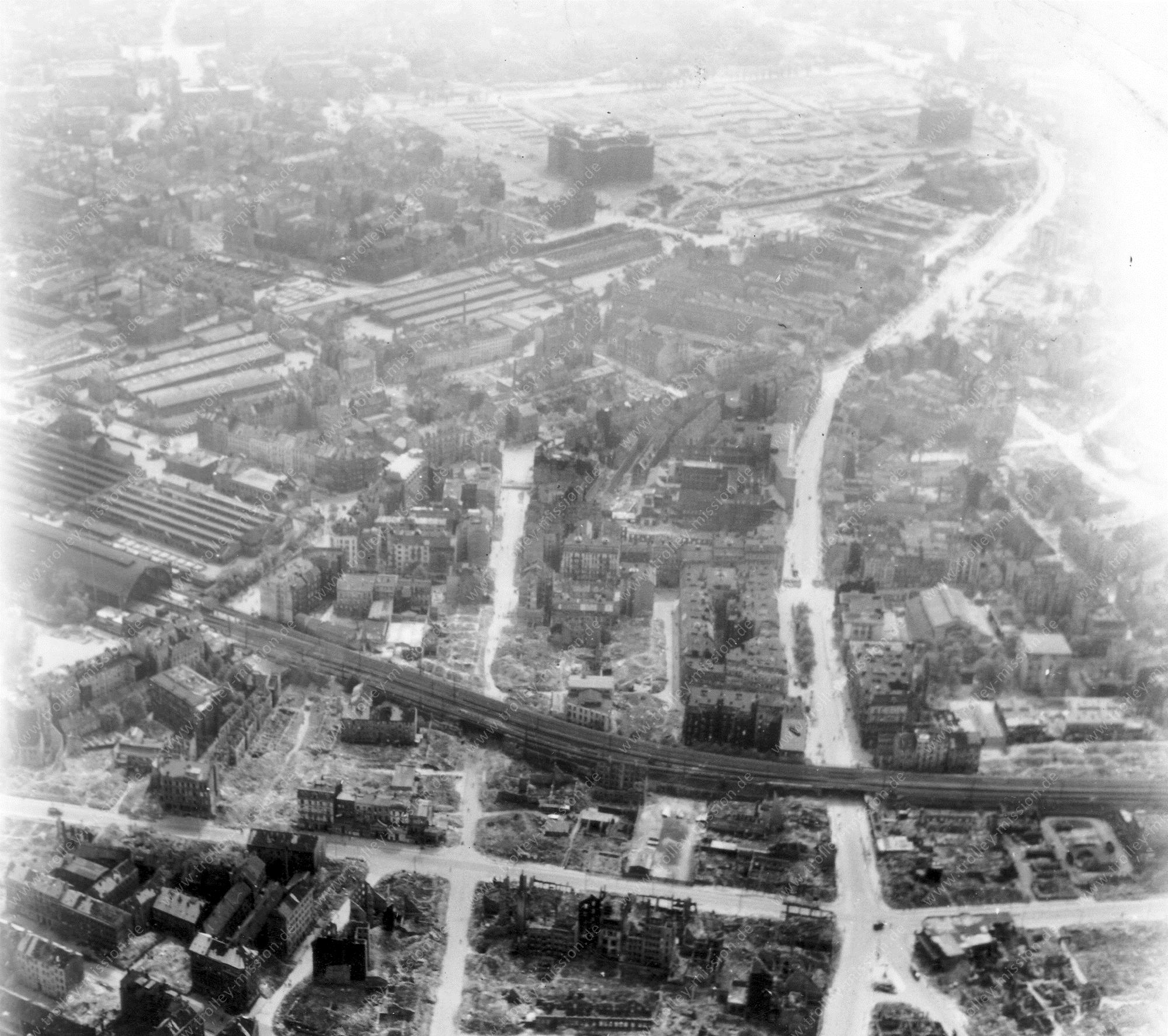 Hamburg Luftbild Bahnhof Sternschanze und Heiligengeistfeld mit Flaktürmen