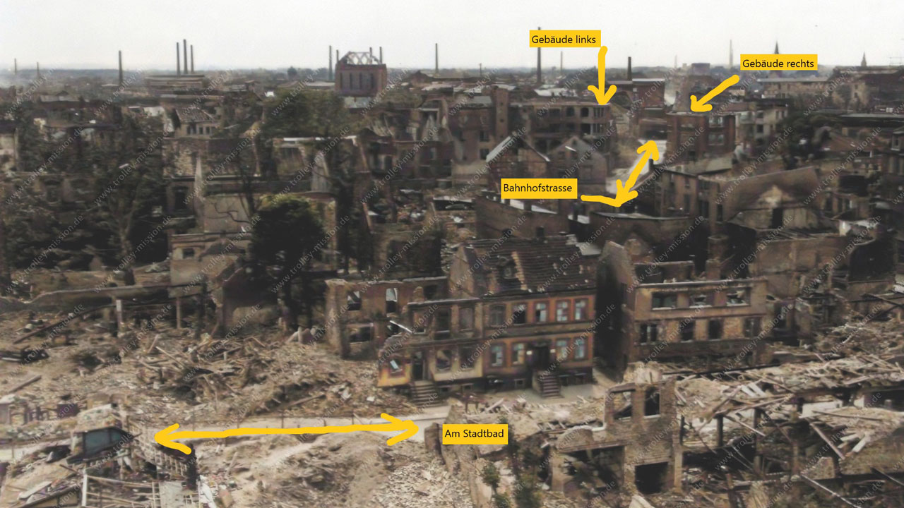 Hamm Zweiter Weltkrieg - Trümmer und Ruinen - Bildanalyse 1