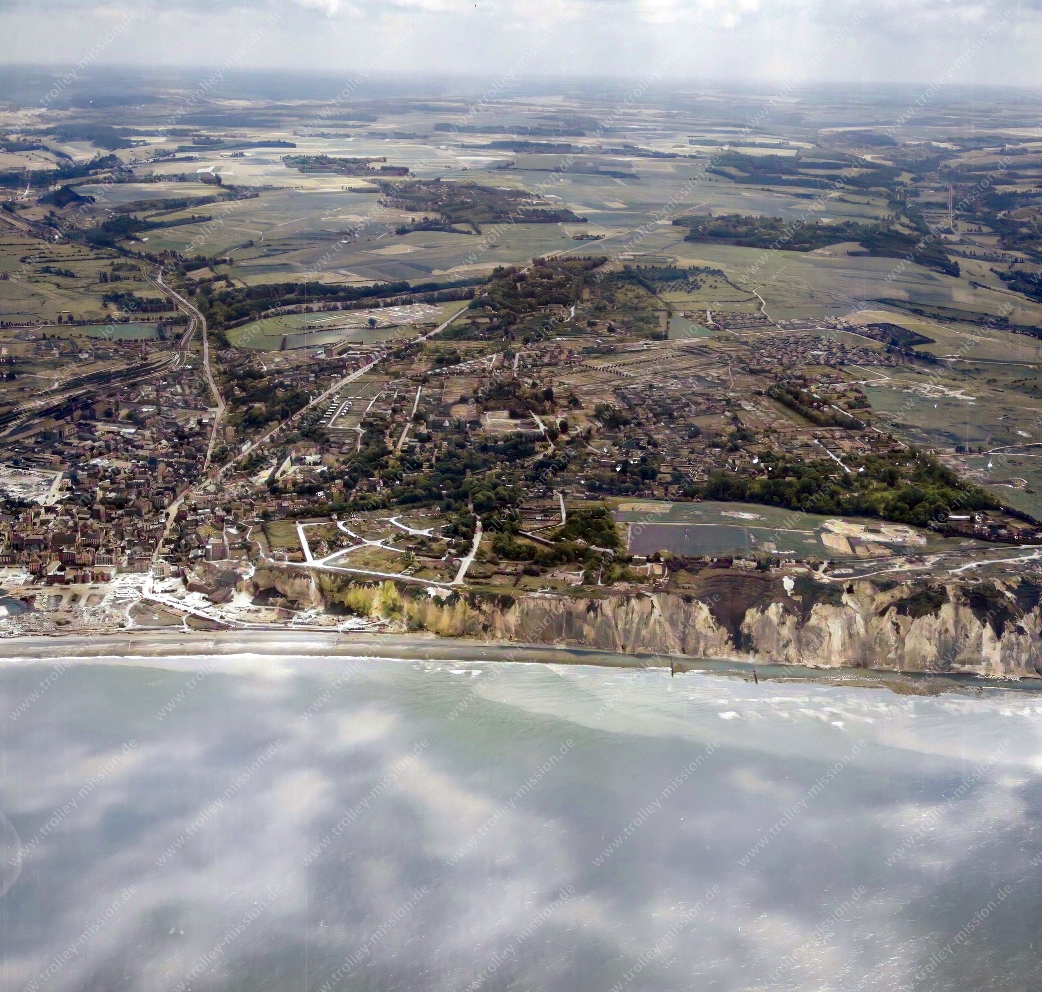 Dieppe - Photographie aérienne #10 - Une ville marquée par la Seconde Guerre mondiale