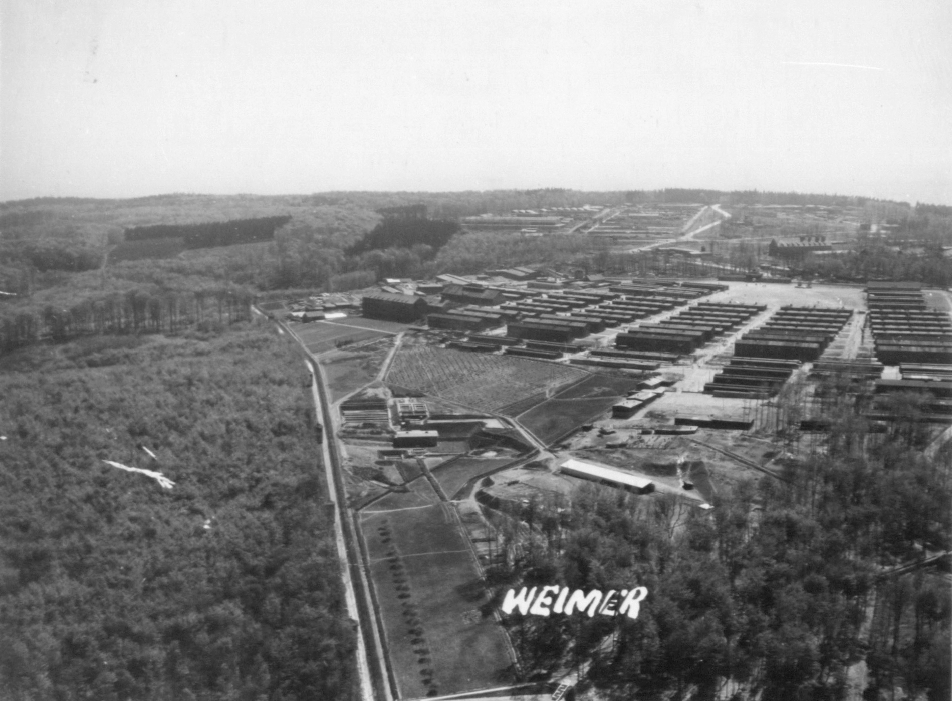 Konzentrationslager Buchenwald bei Weimar auf dem Ettersberg im Zweiten Weltkrieg